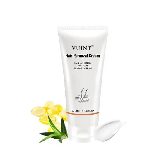 Removedor de Pelos Vuint para Mulheres e Homens, Depilatório Indolor e Suave com Aloe Vera, Fórmula Sensível para Todos
