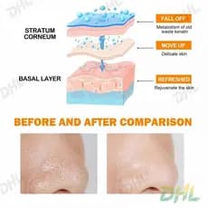 Gel Esfoliante Enzimático de Laranja para Rosto e Corpo, Esfoliante Facial Suave e Hidratante para uma Radiante, Es