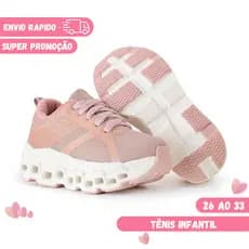 Tenis Infantil Feminino e Masculino na Moda Estiloso Dia a Dia Escolar
