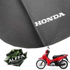 CAPA DE BANCO HONDA BIZ 125 2009/2010  PRETA COM LOGO HONDA. MODELO ORIGINAL