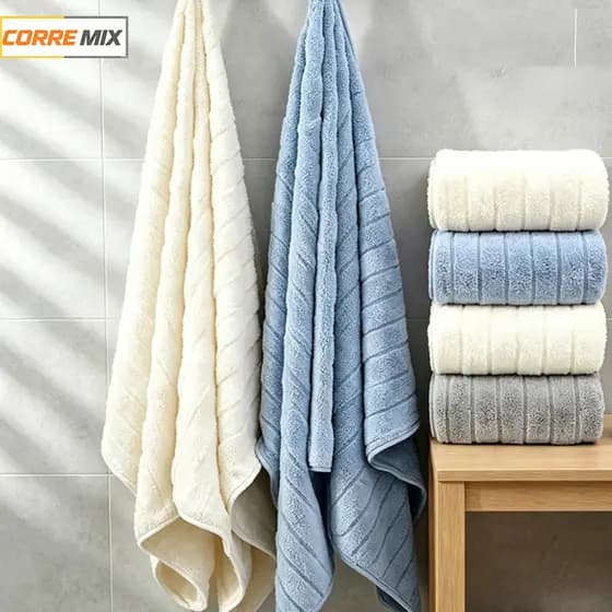 Toalha de Banho Premium Coral Fleece 70x150cm - Secagem Rápida