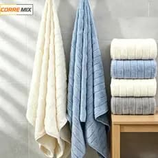 Toalha de Banho Premium Coral Fleece 70x150cm - Secagem Rápida