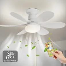 Wind Light Silent Ceiling Fan with Remote Control and Silent LED Light