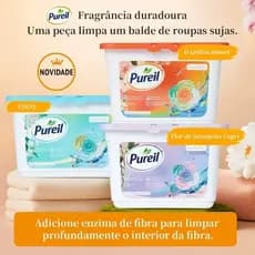 Cápsulas de detergente para roupa Pueril 5 em 1 30 cápsulas
