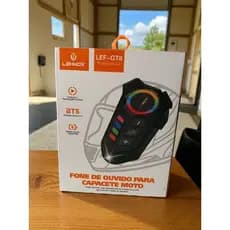 FONE DE OUVIDO PARA CAPACETE MOTO LEF-GT8 BLUETOOTH 5.4