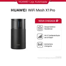 HUAWEI WiFi Mesh X1 Pro | Roteador | Wi-Fi 7 de Banda Dupla de 3,6 Gbps | Multiantena Inteligente