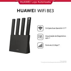 HUAWEI WiFi BE3 | Roteador | 3.6 Gpbs Dual-Band Wi-Fi 7 | Porta de 2.5 Gbps