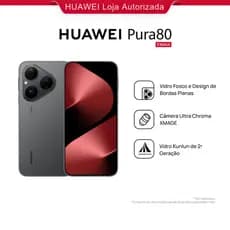 HUAWEI Pura 80 12GB+256GB | Smartphone | 12GB+256GB | Câmera Ultra Chroma XMAGE | Preto