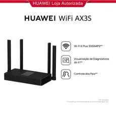 HUAWEI WiFi AX3S Roteador, Wi-Fi 6+ | 3000Mps, Visualização de Diagnósticos WI-Fi, Controle dos Pais