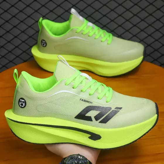 Casal quente sapatos casuais de carbono sapatos esportivos rebote confortável moda Real tênis sapatos novo estilo mascul