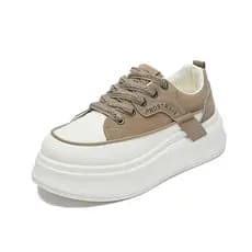 Tiro sola 2026 aumentando hb277 Casual grosso sapatos coreanos esportes rua branco primavera placa feminina