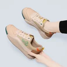 Macio moda superior Net sapatos leves esportes infantis primavera outono 2026-sola sapatos de viagem Casual plana alta