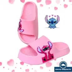 Chinelo Slide Feminino Infantil Nuvem Antiderrapante Personagem