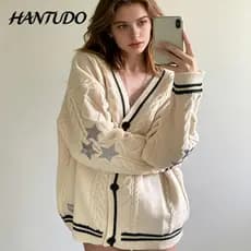 Cardigã Taylor Swift Blusa De Lã Folklore Grosso/Cardigã De Malha Quente Para Outono/inverno