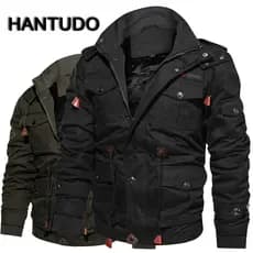 Jaqueta Grossa Forrada De Lã Com Capuz Destacável Masculina, Jaqueta Quente De Moto Outono/inverno