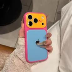 Capa De Colisão Colorida De Dopamina De Verão Para iPhone 17 16 15 14 13 ProMax capinha