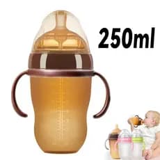 Mamadeira Silicone Anti-cólica Igual Peito Materno 250ml