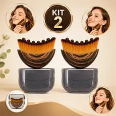 2Pcs Escova De Massagem De Drenagem Linfática Ergonômica Macia Para Contorno Facial E Mandíbula escova lifting facial