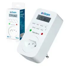 Timer Temporizador Digital Programável Tomada 127V/220V Utilizado Para Automação de Piscina e Outros