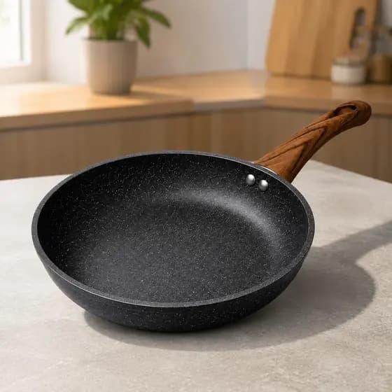 Frigideira Ceramica Antiaderente Fogão Cooktop Indução E Gás 27CM universal na cozinha
