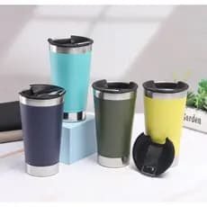 Copo termico 474ml com tampa e abridor