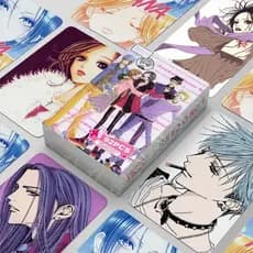 Cartão Fotográfico Anime Lomo Postal 60pcs + 32pcs Adesivo