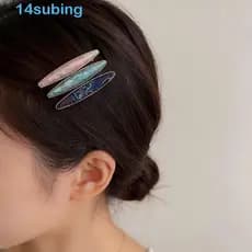 SUBING Grampo De Cabelo Songzhen , Com Incrustação De Pérola Estilo Chinês Da Dinastia Song De Seda Flor