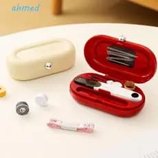 Kit De Agulha E Linha AHMED , Conjunto Portátil De Caixa De Costura DIY , Pequeno Ferramentas Manual Multiuso