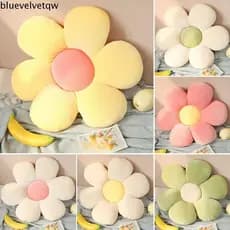 BLUEVELVETQW Travesseiro De Pelúcia Margarida , Boneca Recheada De Planta De Algodão PP Brinquedo Lavável De Flor