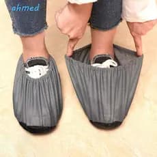 AHMED 3 Pares De Protetores De Sapatos , Capas Laváveis Antiderrapantes , Capa De Botas Reutilizáveis De Tamanhos Comple