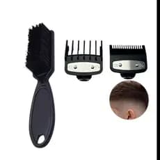 Escova Escovinha Disfarce Degrade Barbeiro Tipo Annie + Kit Pentes De Disfarce 0.5 E 1.5