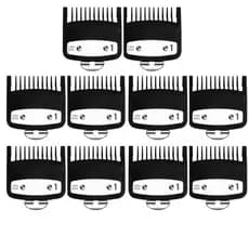 Kit Pente 1 Com Trava De Metal Para Maquina De Cortar Cabelo