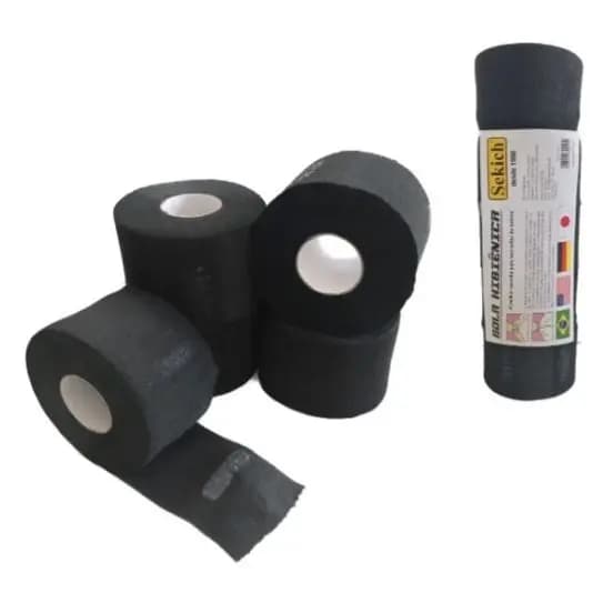 Gola Higienica Descartavel Profissional Para Barbeiro, Kit 500 Golas Higienicas Preto.