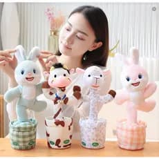 Brinquedo de pato falante e dançante, brinquedo de pelúcia que imita gravações, interativo, repete o que você diz, brinq
