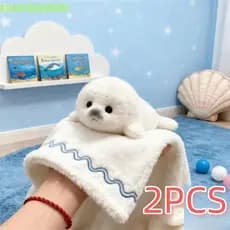 SOMEDAYZL0M 2 Peças De Boneca Selada , Brinquedo De Pelúcia De Material Macio De Design Bonito Oceano Estilo De Simulaçã