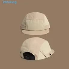 Chapéu De Pai De Secagem Rápida Para Caminhada , Boné De Aba Plana Com Emenda Japonesa , Malha Masculino Pico Ajustável