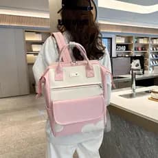 Mochila Escolar Umir , Bolsa Multifuncional Para Mamãe De Grande Capacidade , De Viagem Portátil À Prova D'água Moderna