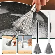 Escova De Panela De Aço Inoxidável , Tigela De Cozinha , Limpeza Para Escovar Óleo , Remover Manchas , Fácil M7b0