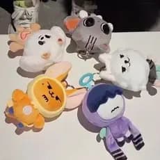 Chaveiro Kpop Idol TXT Pelúcia PPULBATU Amanhã X Juntos Personagem Boneca Fanmade