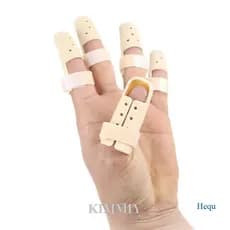 KIMMIY 5pcs/set Correção E Finger Cots Fixos Suporte De Dedo De Plástico Malete Tala