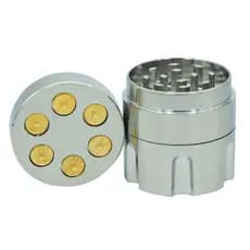 Moedor de Metal de 3 Camadas com Design Criativo em Forma de Bala de 30/40mm Tamanho Compacto Presentes de Férias para H
