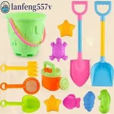 LANFENG Praia Jogar Brinquedos Areia Jogo Pai-Filho Interessante Verão Jantar Conjunto Água Kit