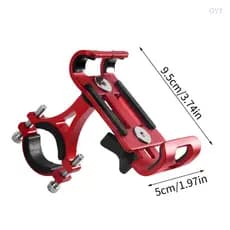 GYT 1PC Suporte De Telefone De Bicicleta , Motocicleta Giratório De 360 Graus Antiderrapante Mountain Bike