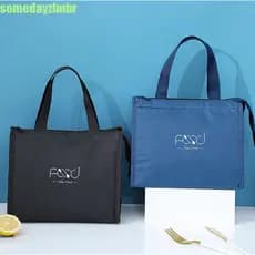 SOMEDAYZL0M Bolsas Térmicas Azul Marinho Portáteis Com Isolamento Térmico Unissex Bolsa De Piquenique Preta