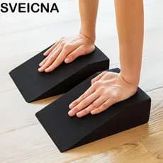 SVEICNA 1 Par De Blocos De Cunha De Ioga , Ginástica De EVA De Cor Sólida Multifuncionais , Leve