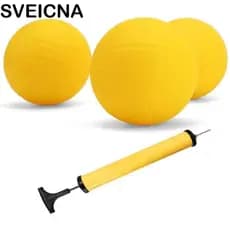 Bola De Rede Redonda SVEICNA , Jogo De Pico De Bolas Competitivas Substituíveis , Com Bomba Mini Vôlei De 9 Cm/3.5 Pol .