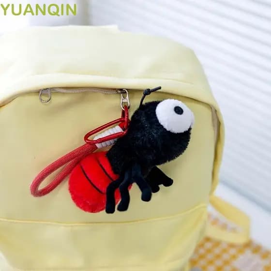 Pingente De Mosca De Traça YUANQINZT , Chaveiro De Insetos De Pelúcia De Poliéster Mantis Barata De Formiga De Desenho A