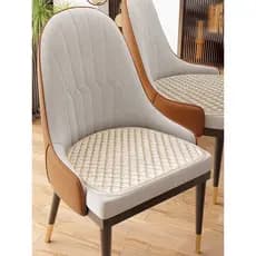 Almofada curvada para cadeira de jantar, mesa de jantar doméstica, formato de ferradura, almofada para cadeira, mesa de