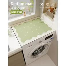 Tipo de tambor máquina de lavar automática capa almofada Diatom lama Anti-poeira capa de geladeira pano absorver água pr