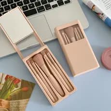 kit pincel maquiagem pincel maquiagem Novo pincel!Conjunto de pincéis de maquiagem cabelo macio solto pó escova contorno